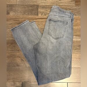 GAP Vintage Slim Mid Rise Jeans - Gray/Black